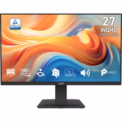 MSI Pro MP273Q E14 datorskärm 68,6 cm (27") 2560 x 1440 pixlar Wide Quad HD svart