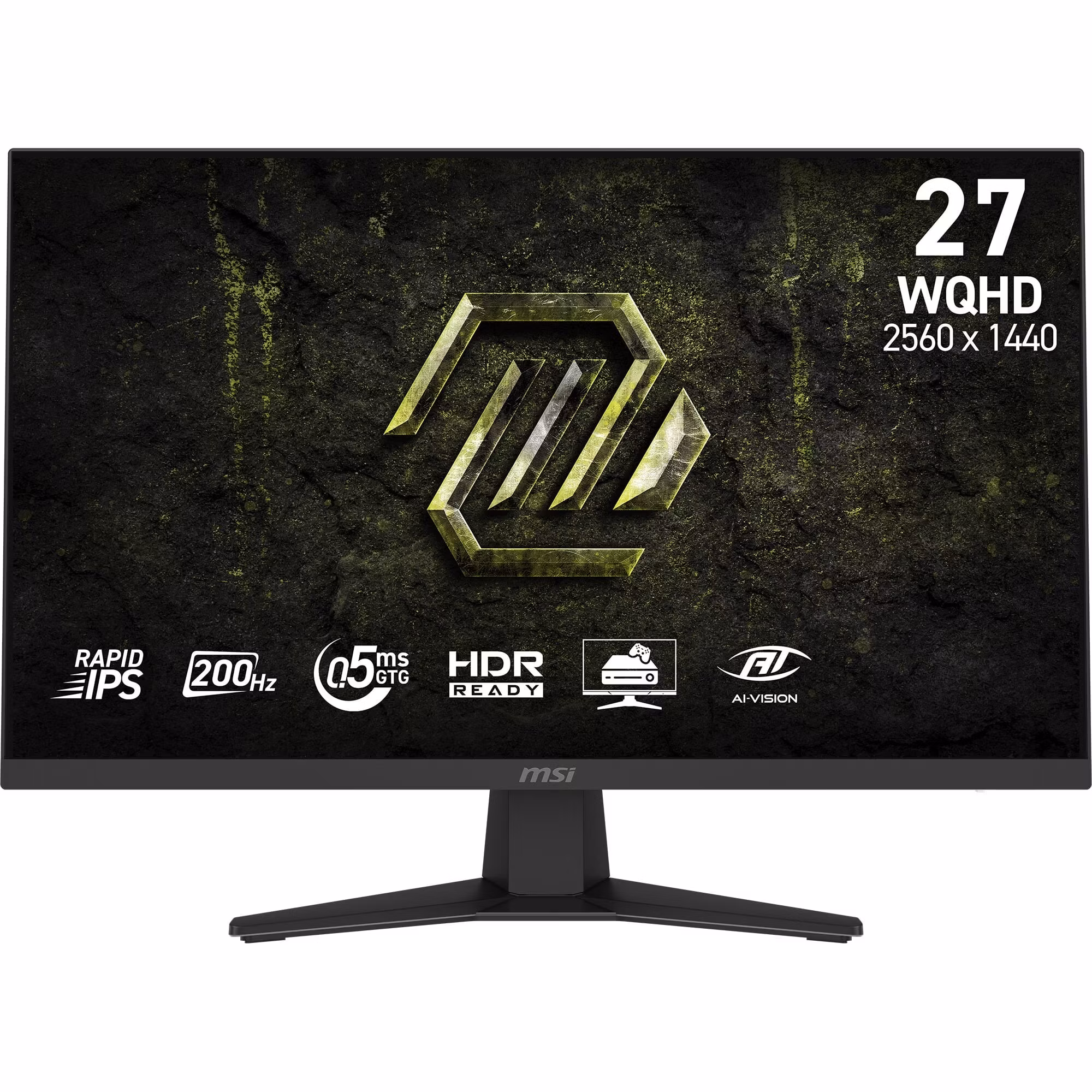 MSI MAG 274QFDE E20 (68.6 cm (27 tum), svart, WQHD, DP, HDMI, 200Hz-panel)