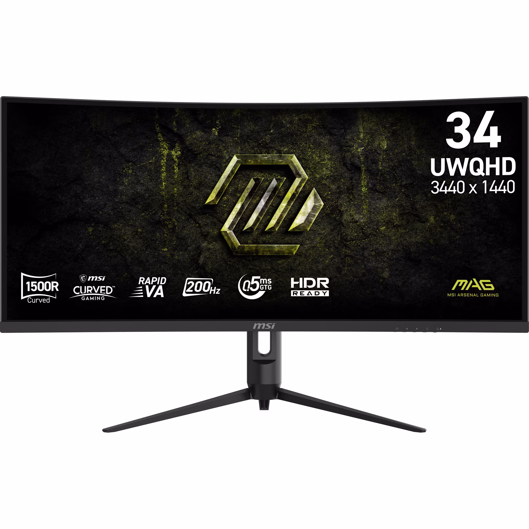 MSI MAG 342CQRF E20 datorskärm 86,4 cm (34") 3440 x 1440 pixlar UltraWide Quad HD LCD Svart