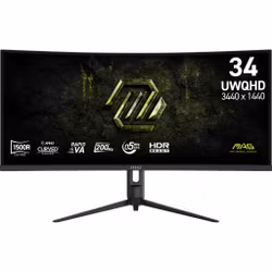MSI MAG 342CQRF E20 datorskärm 86,4 cm (34") 3440 x 1440 pixlar UltraWide Quad HD LCD Svart