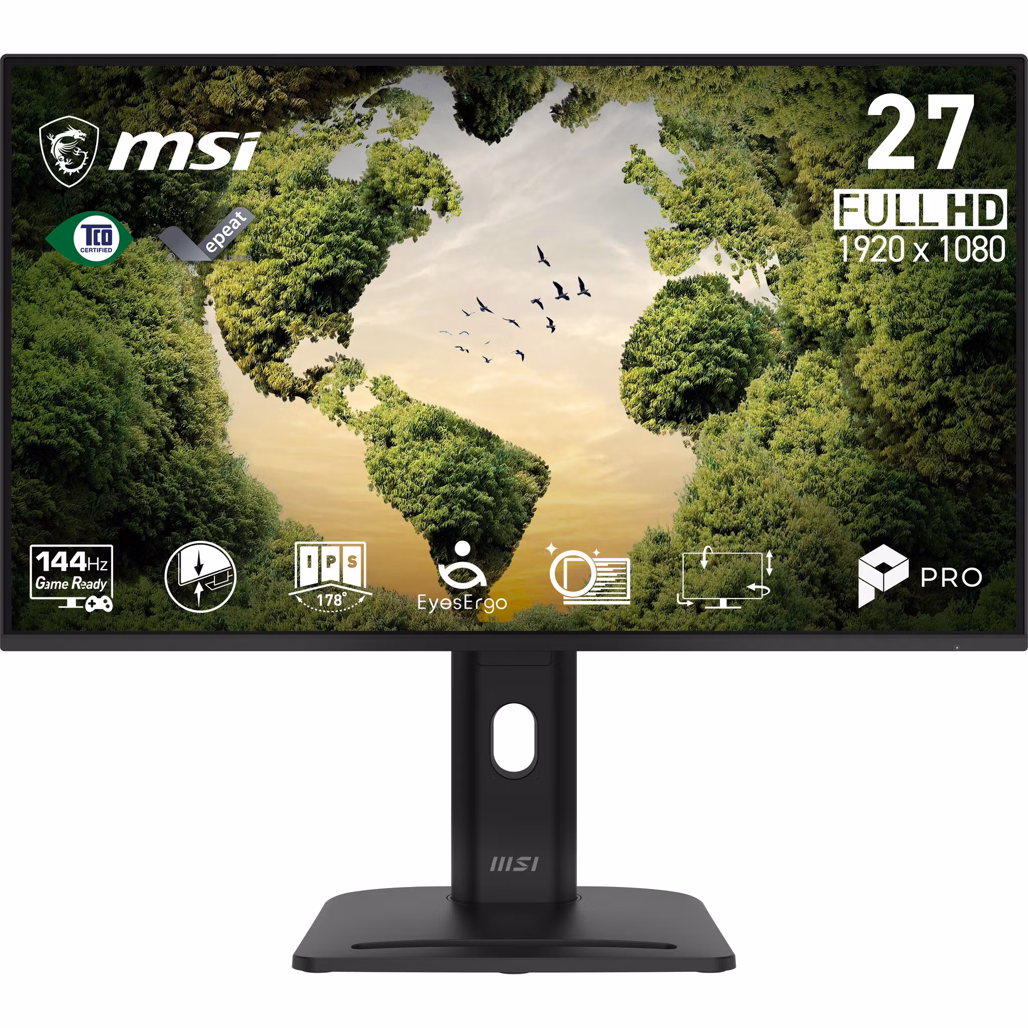 MSI Pro MP275PG E14 bildskärm 68,6 cm (27") 1920 x 1080 pixlar Full HD LCD Svart