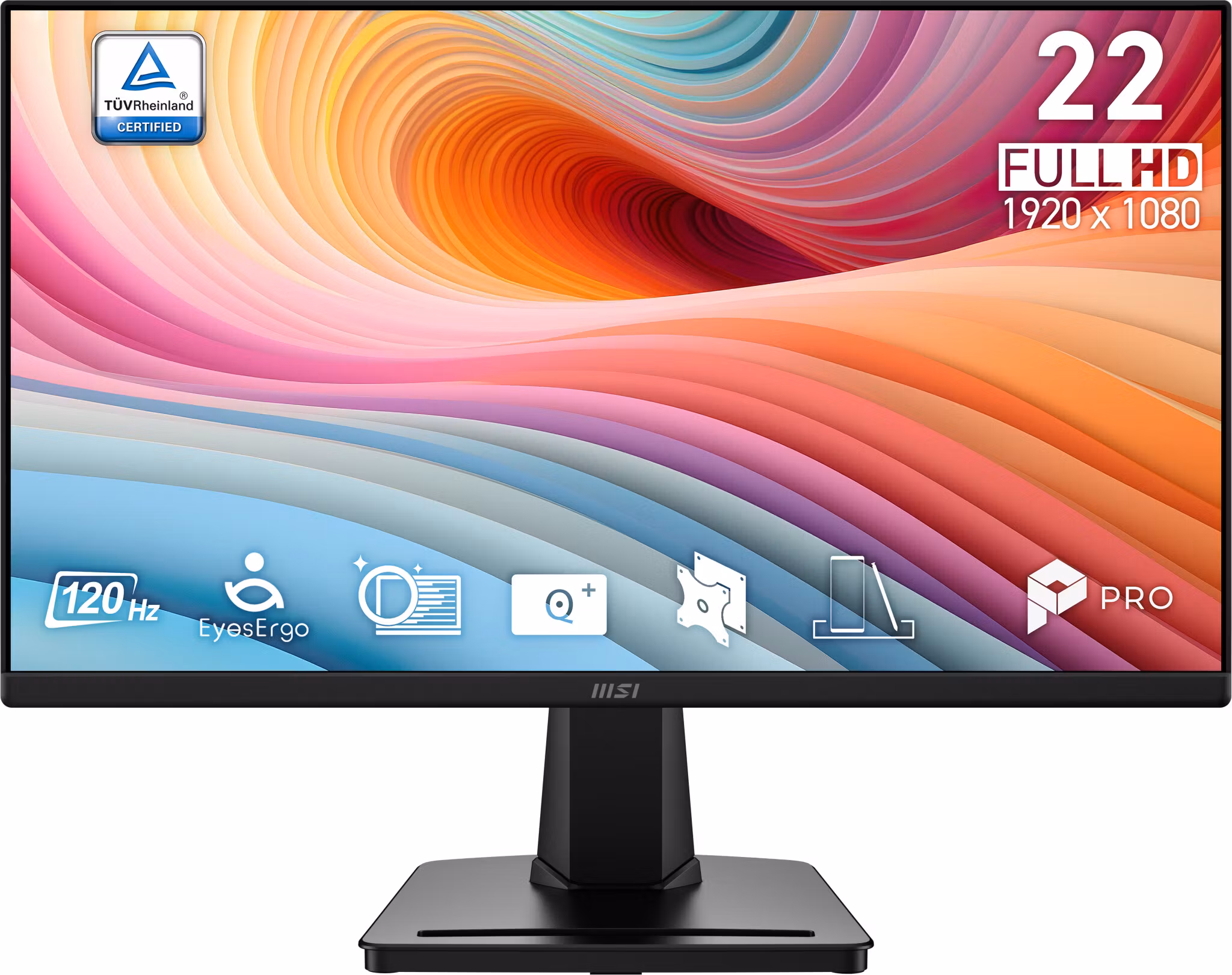 MSI PRO MP225 E12VL datorskärm 54,5 cm (21,4") 1920 x 1080 pixlar Full HD Svart