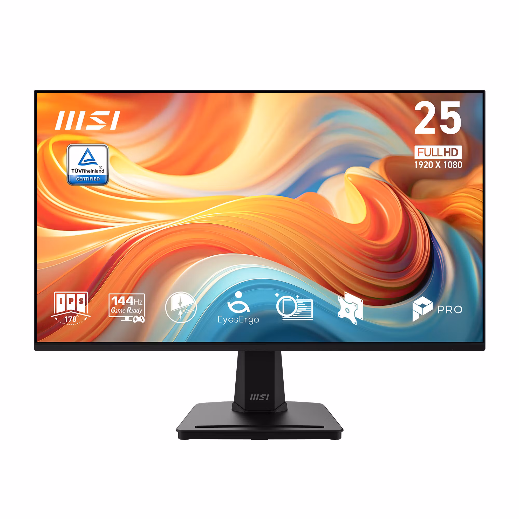 MSI Pro MP251 E14L datorskärm 62,2 cm (24,5") 1920 x 1080 pixlar Full HD Svart
