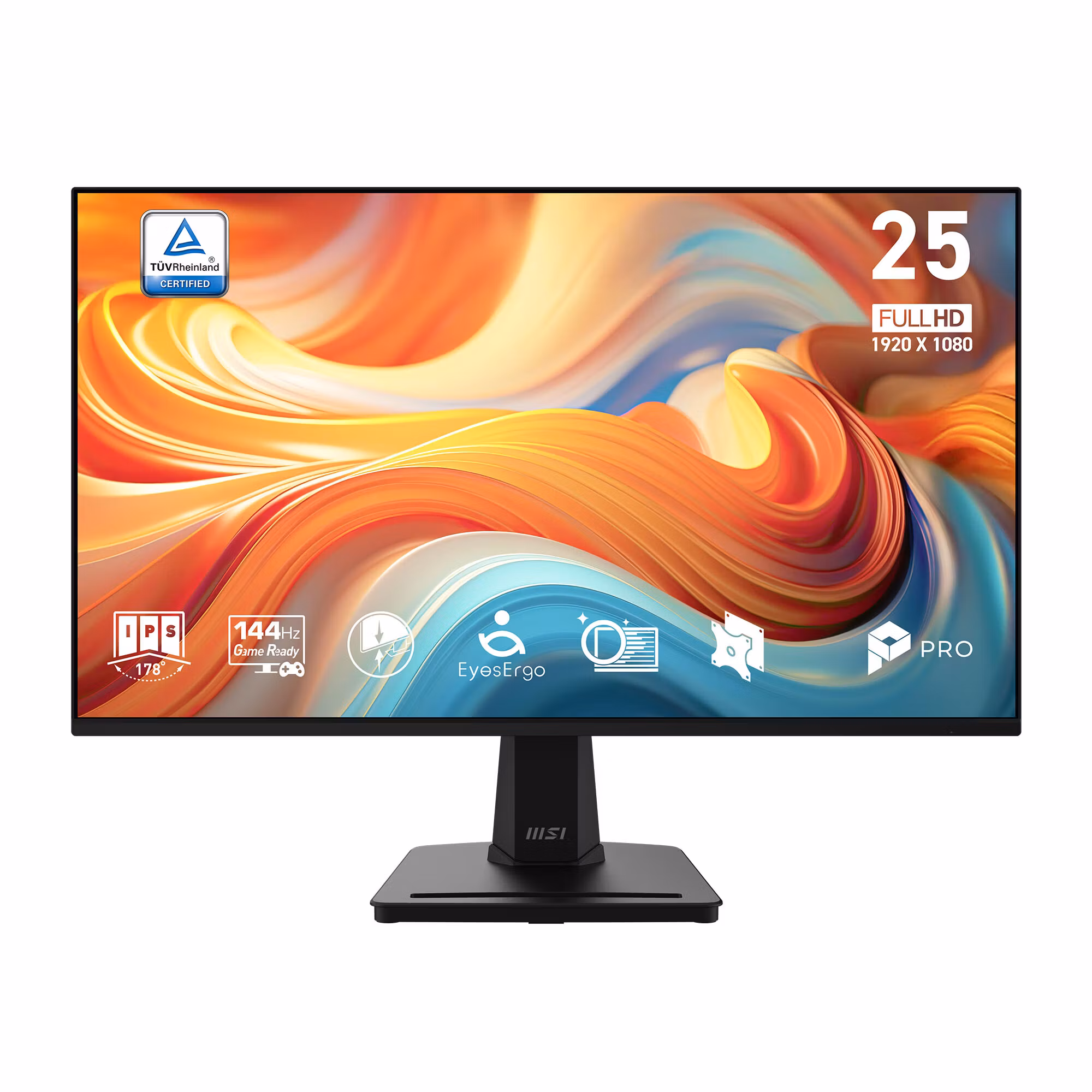 MSI Pro MP251 E14L datorskärm 62,2 cm (24,5") 1920 x 1080 pixlar Full HD Svart