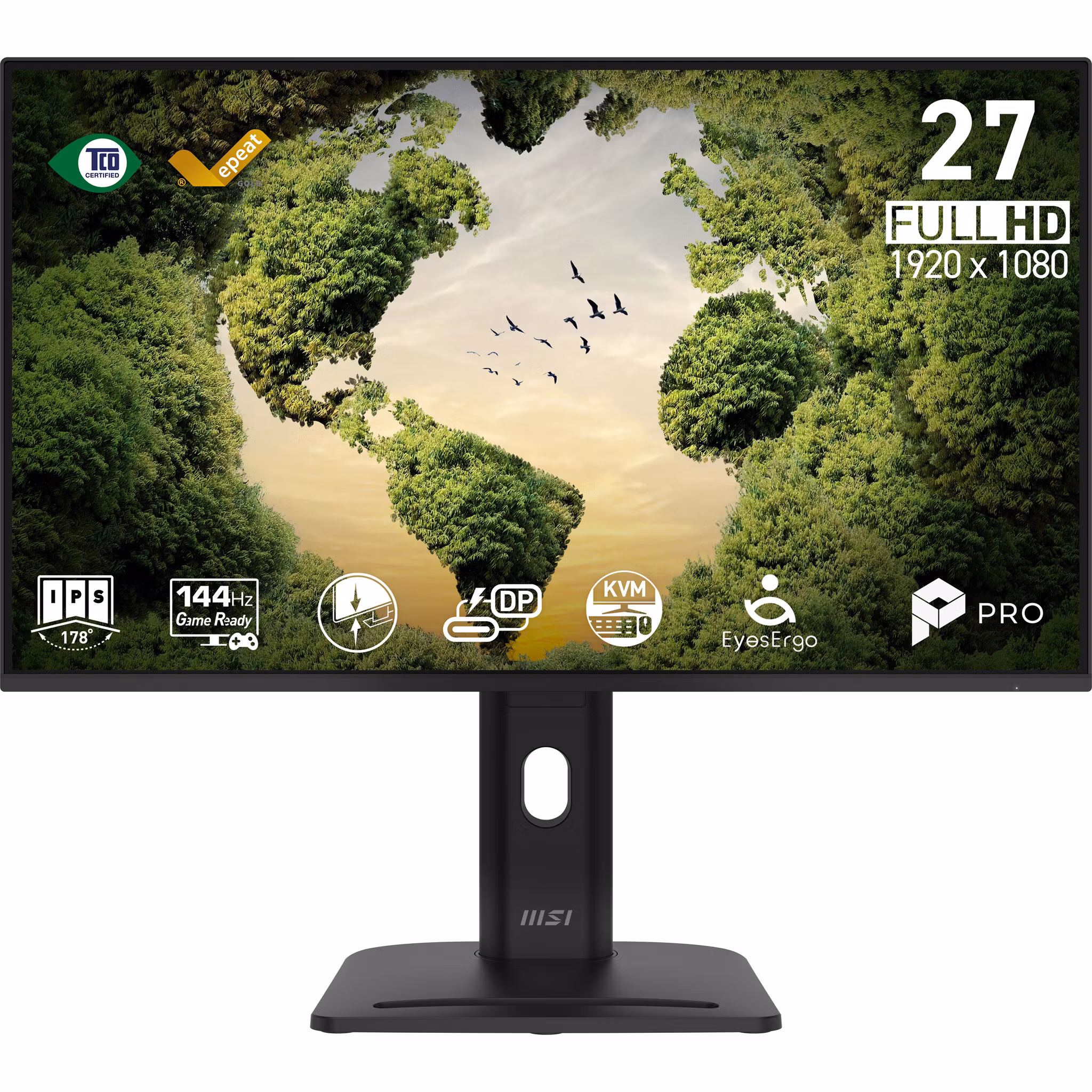MSI Pro MP275PHGN E14 datorskärm 68.6 cm (27") 1920 x 1080 pixlar Full HD LCD svart