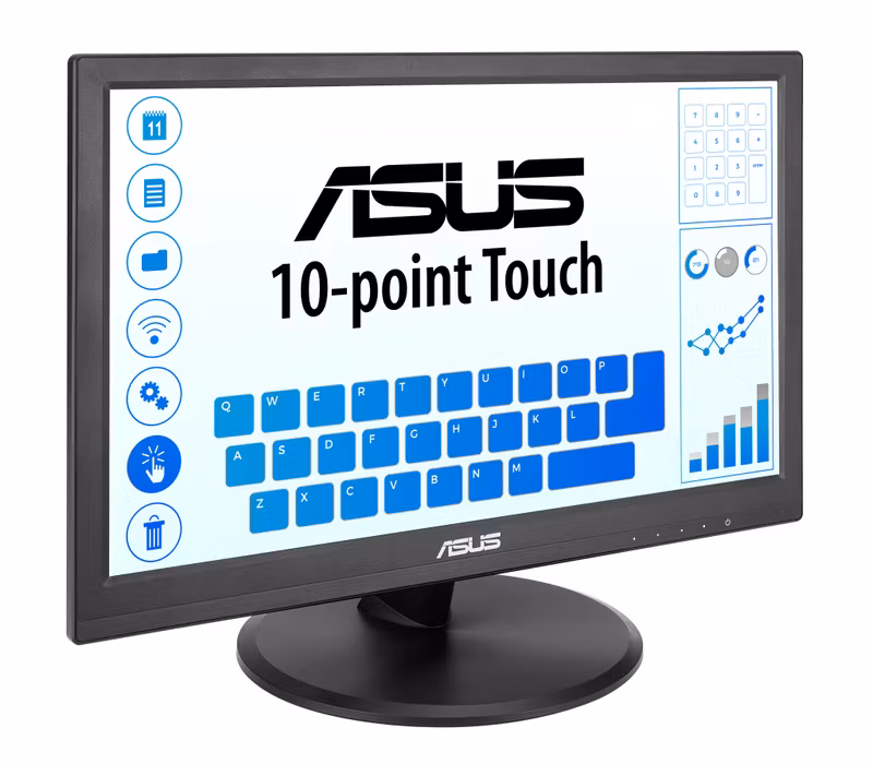 ASUS Touch VT169HE datorskärm 39,6 cm (15,6") 1920 x 1080 pixlar Full HD LED pekskärm bordsmodell svart