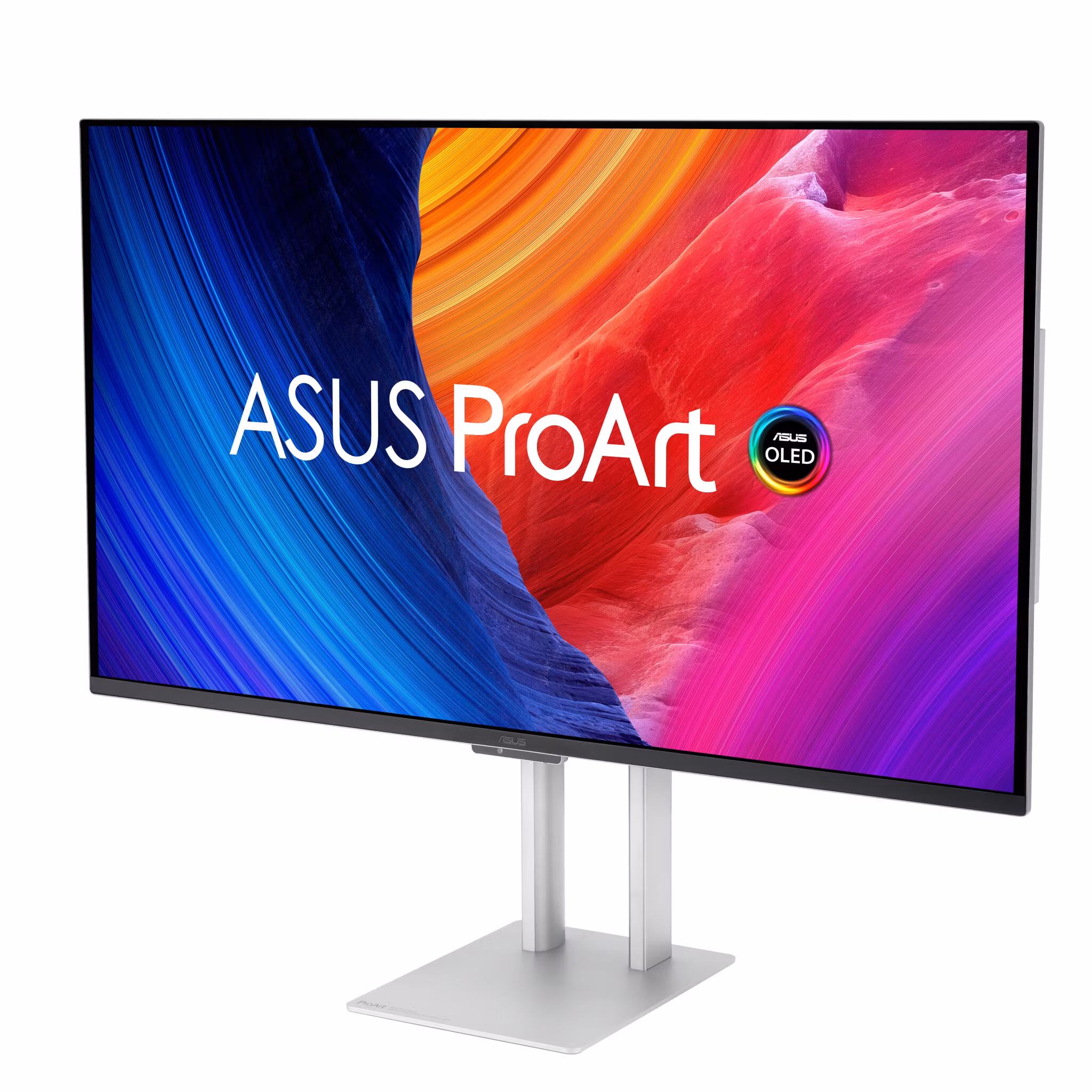 ASUS ProArt OLED PA32UCDM bildskärm 80 cm (31,5") 3840 x 2160 pixlar 4K Ultra HD QD-OLED Silver