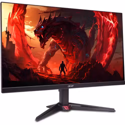 Acer Nitro VG240YX1 - 23,8" - svart/röd, Full HD, VA, HDR, 200Hz panel