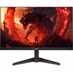 Acer Nitro VG240YX1 - 23,8" - svart/röd, Full HD, VA, HDR, 200Hz panel