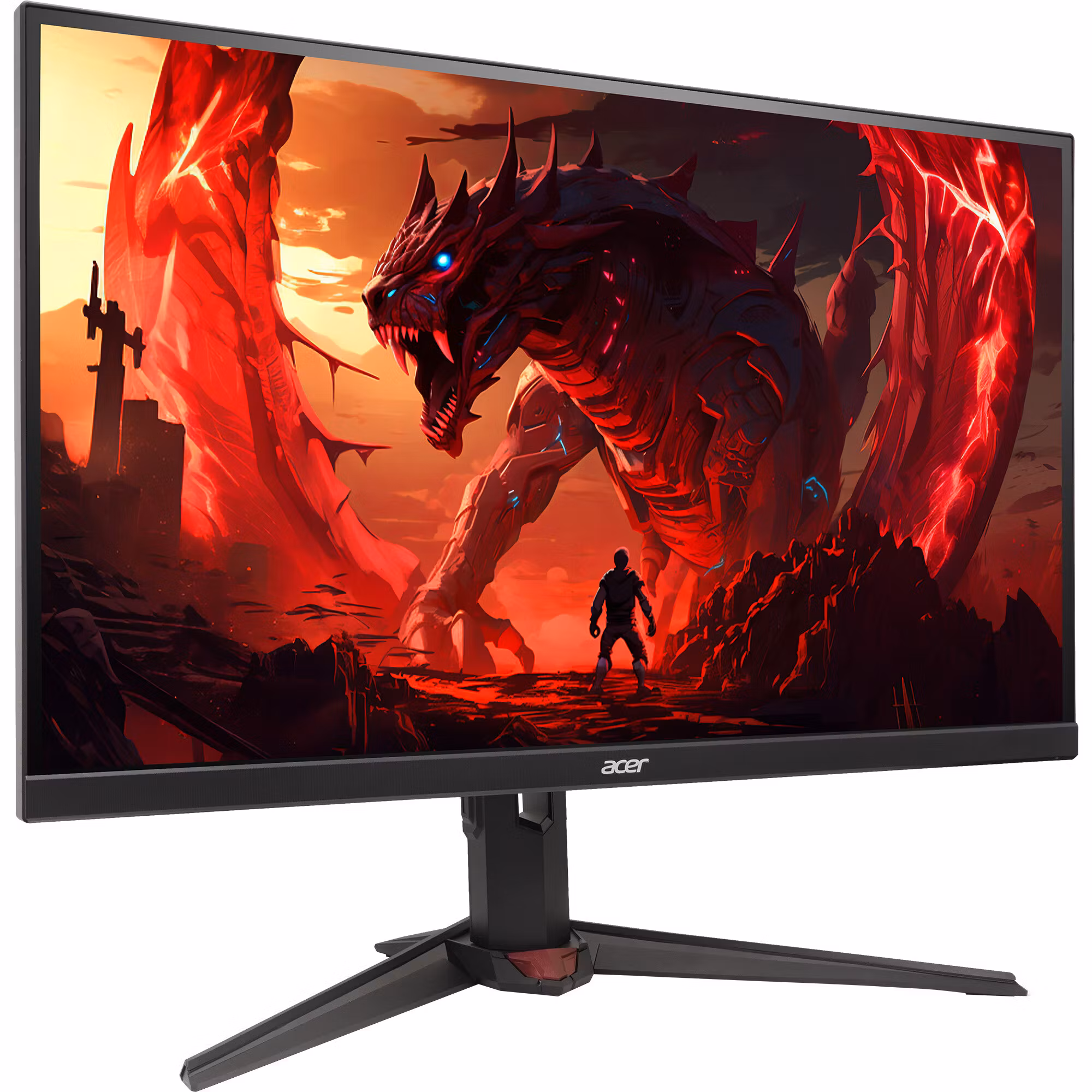Acer Nitro XV240YW3bmiiprx (60,5 cm (23,8 tum), svart, FullHD, IPS, HDMI, DP, Free-Sync, högtalare, 240Hz-panel)