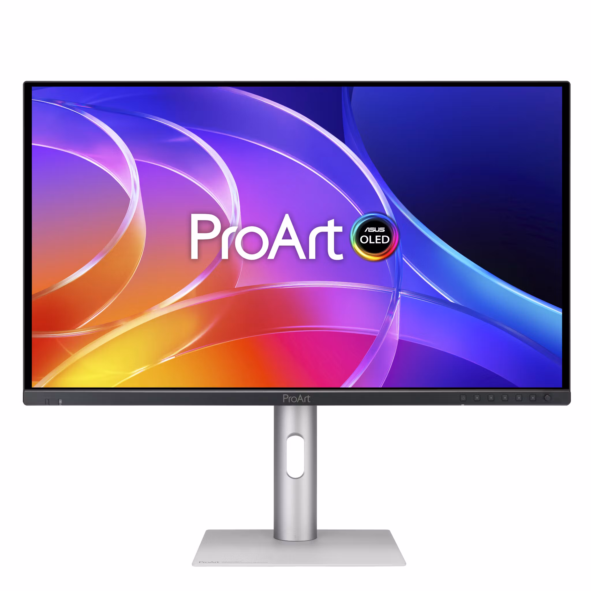 ASUS ProArt OLED PA279CDV datorskärm 67,3 cm (26.5") 3840 x 2160 pixlar 4K Ultra HD QD-OLED Svart, Silver