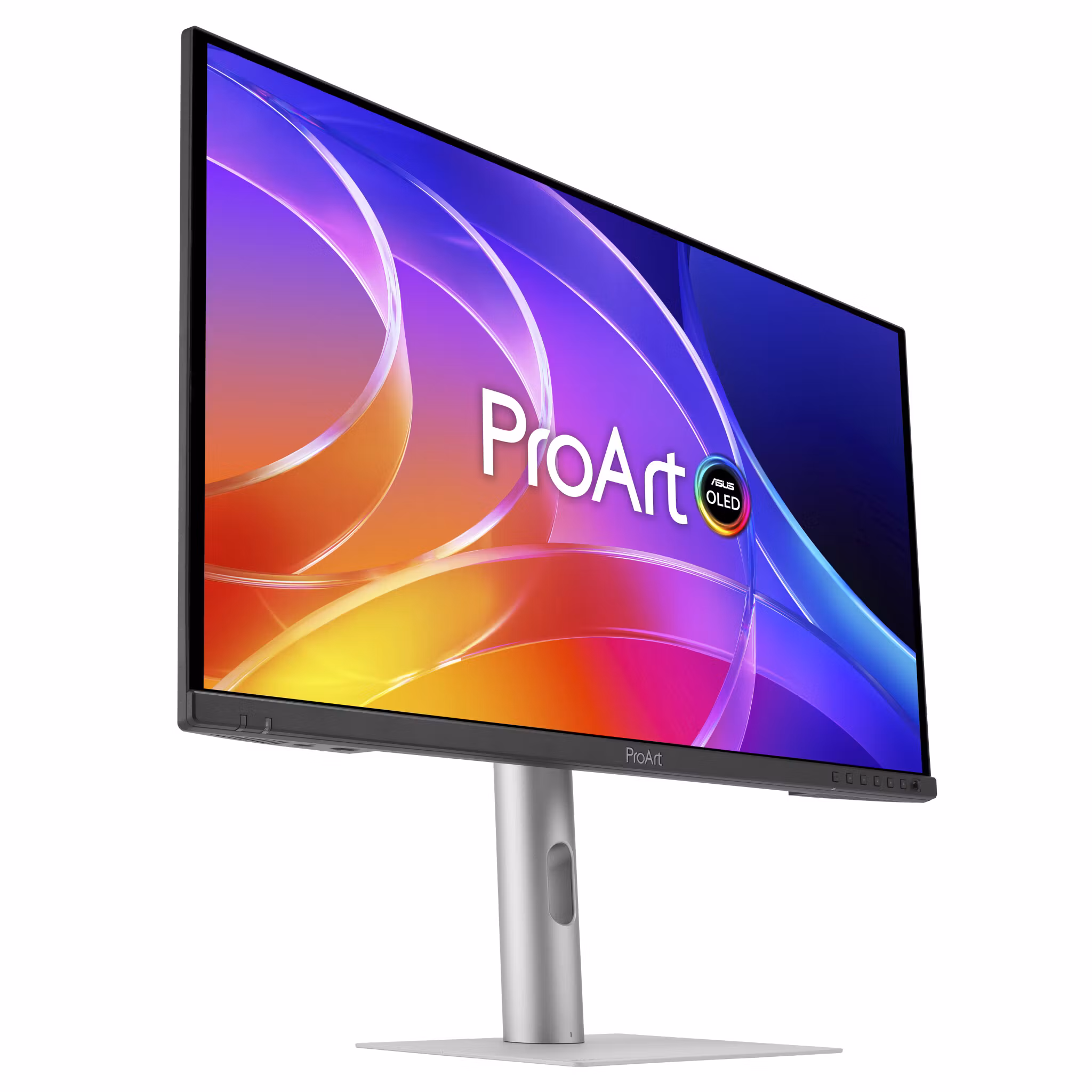ASUS ProArt OLED PA279CDV datorskärm 67,3 cm (26.5") 3840 x 2160 pixlar 4K Ultra HD QD-OLED Svart, Silver