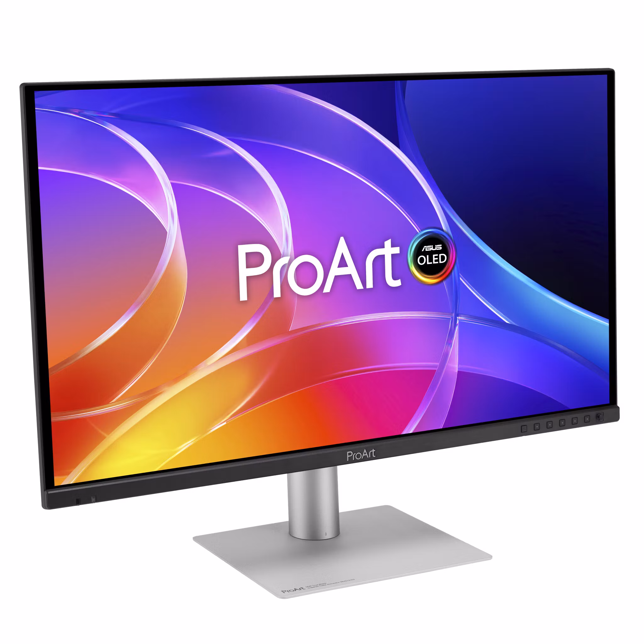 ASUS ProArt OLED PA279CDV datorskärm 67,3 cm (26.5") 3840 x 2160 pixlar 4K Ultra HD QD-OLED Svart, Silver