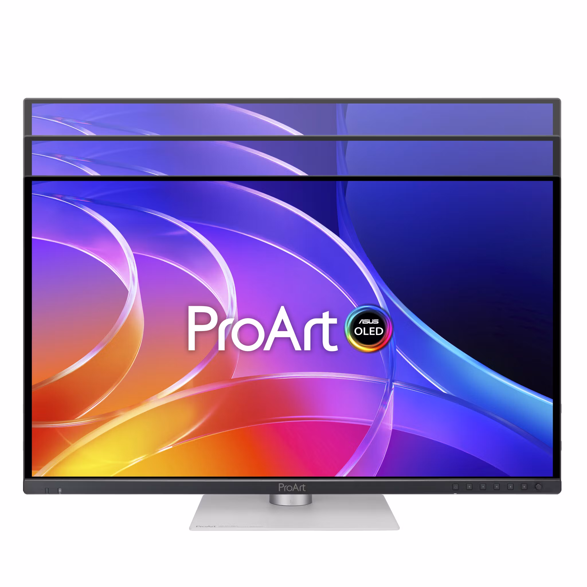 ASUS ProArt OLED PA279CDV datorskärm 67,3 cm (26.5") 3840 x 2160 pixlar 4K Ultra HD QD-OLED Svart, Silver