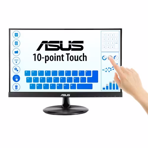 ASUS VT229H bildskärm 54,6 cm (21,5") 1920 x 1080 pixlar Full HD LED pekskärm svart