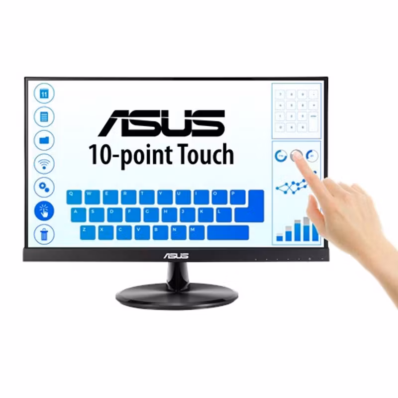 ASUS VT229H bildskärm 54,6 cm (21,5") 1920 x 1080 pixlar Full HD LED pekskärm svart