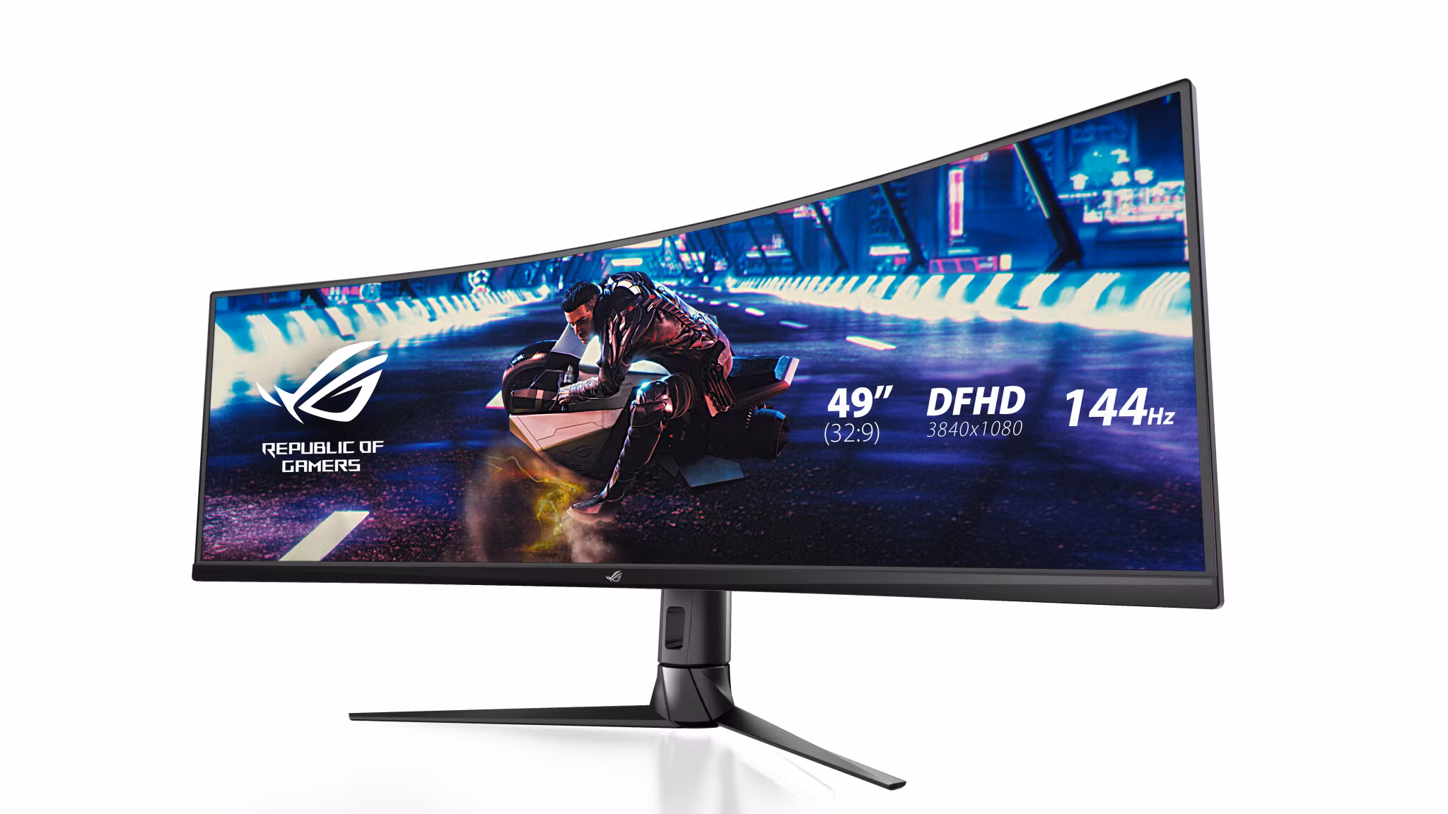 ASUS ROG Strix XG49VQ datorskärm 124,5 cm (49") 3840 x 1080 pixlar UltraWide Full HD LED Svart