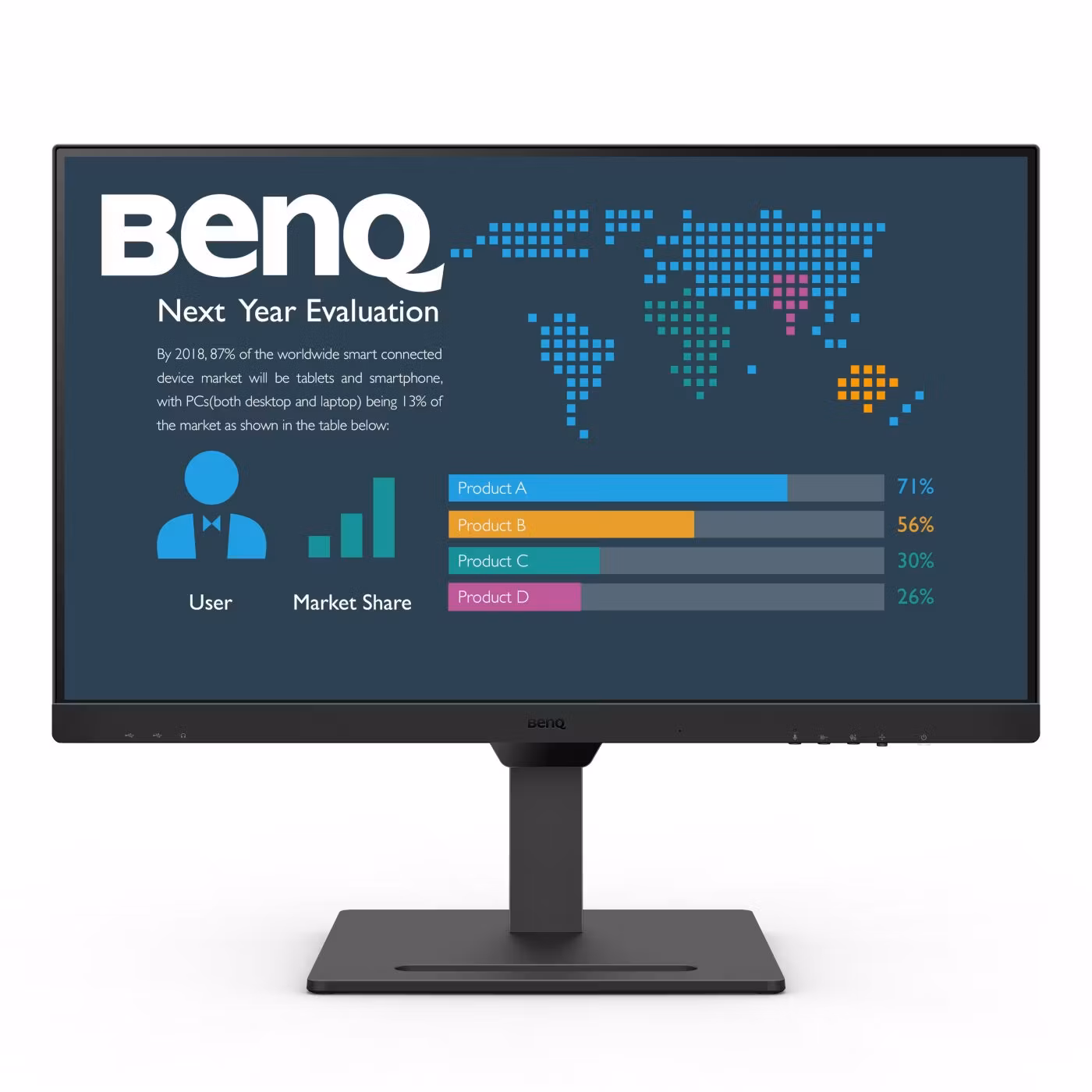 BenQ BL2790QT datorskärm 68,6 cm (27") 2560 x 1440 pixlar Quad HD LED Svart