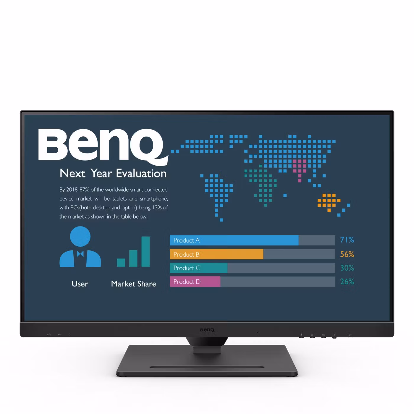 BenQ BL2790QT datorskärm 68,6 cm (27") 2560 x 1440 pixlar Quad HD LED Svart