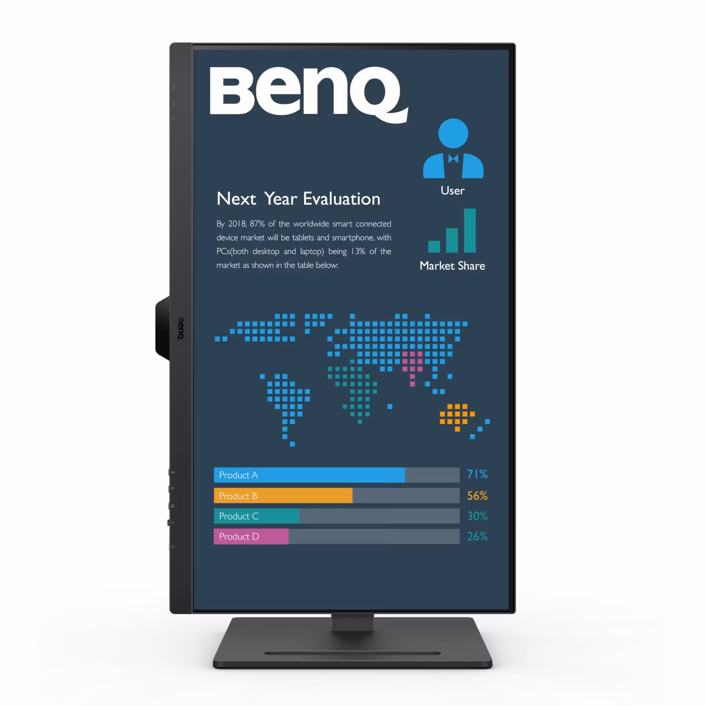 BenQ BL2790QT datorskärm 68,6 cm (27") 2560 x 1440 pixlar Quad HD LED Svart