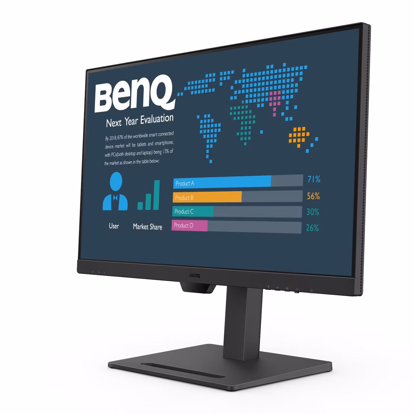 BenQ BL2790QT datorskärm 68,6 cm (27") 2560 x 1440 pixlar Quad HD LED Svart