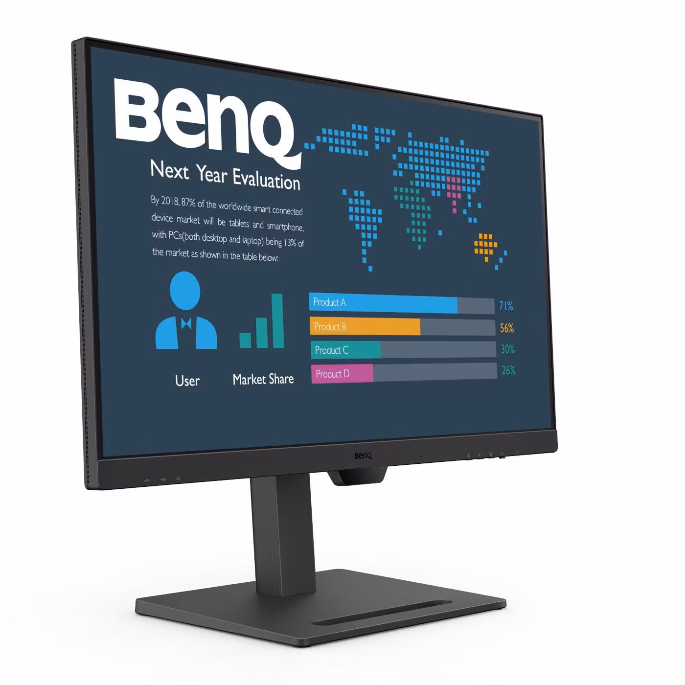 BenQ BL2790QT datorskärm 68,6 cm (27") 2560 x 1440 pixlar Quad HD LED Svart
