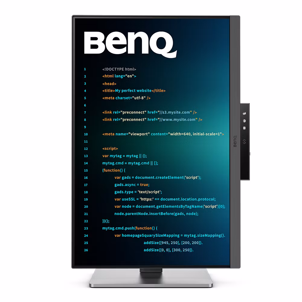 BenQ RD240Q datorskärm 61,2 cm (24,1") 2560 x 1600 pixlar WQXGA LCD Svart