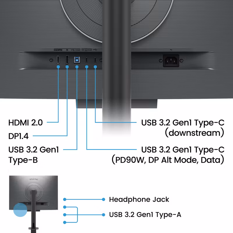 BenQ RD280UA datorskärm 71,6 cm (28,2") 3840 x 2560 pixlar 4K Ultra HD Svart