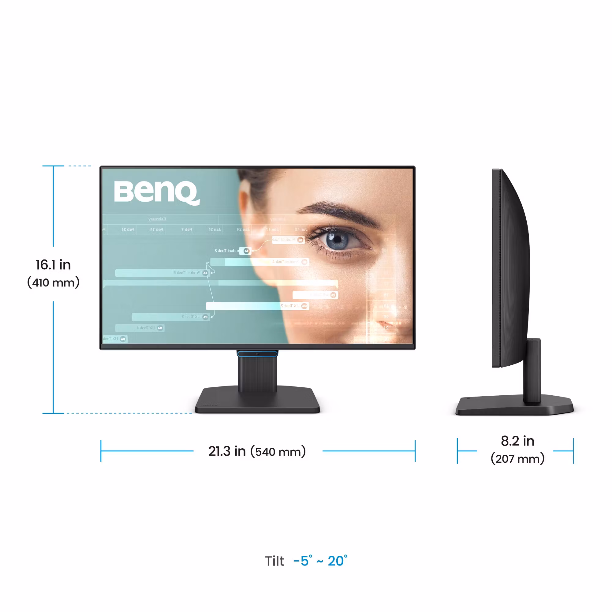 BenQ GW2490C datorskärm 60,5 cm (23,8") 1920 x 1080 pixlar Full HD svart