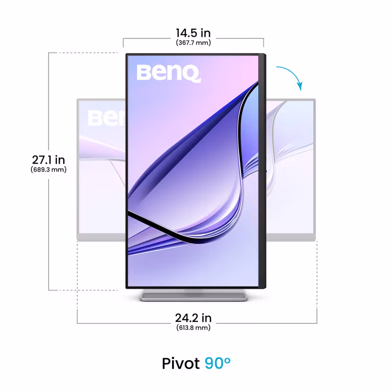 BenQ MA270UP bildskärm 68,6 cm (27") 3840 x 2160 pixlar 4K Ultra HD Vit