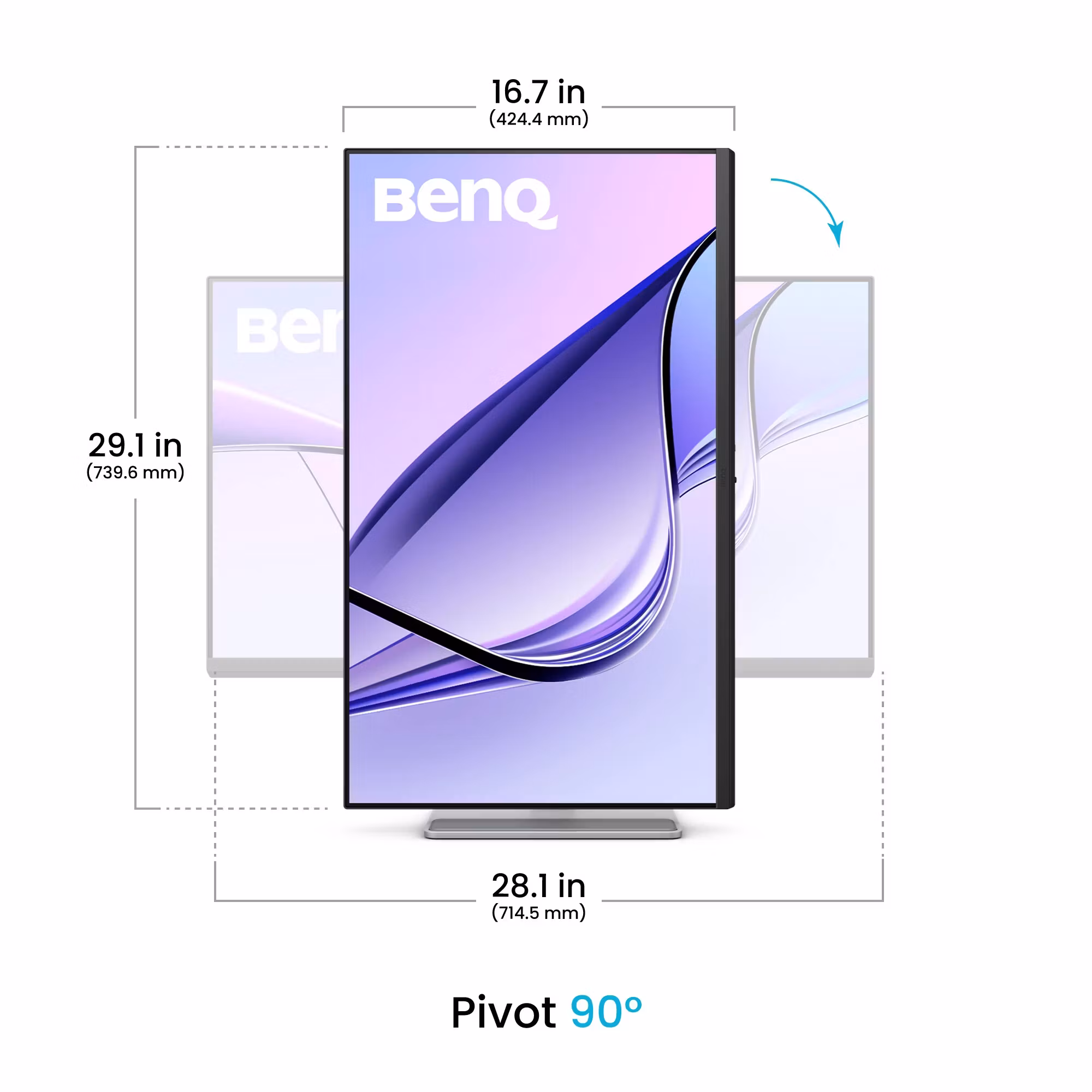 BenQ MA320UP datorskärm 80 cm (31,5") 3840 x 2160 pixlar 4K Ultra HD Vit