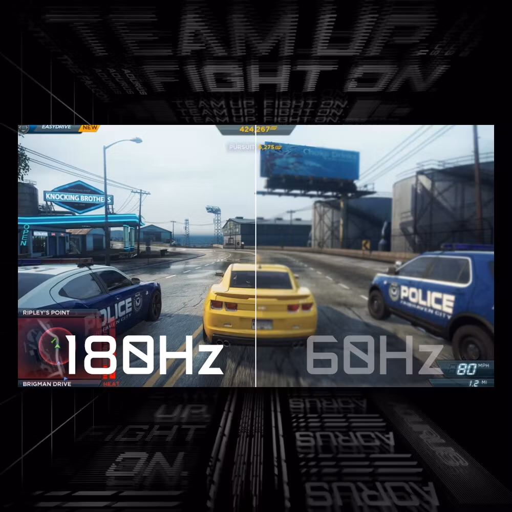 GIGABYTE GS27FC 27" FHD Curved Gaming Monitor - 1920 x 1080, 1500R, 180Hz, 1 ms, 250 cd/m², FreeSync Premium, HDR Ready, HDMI 2.0, DisplayPort 1.4