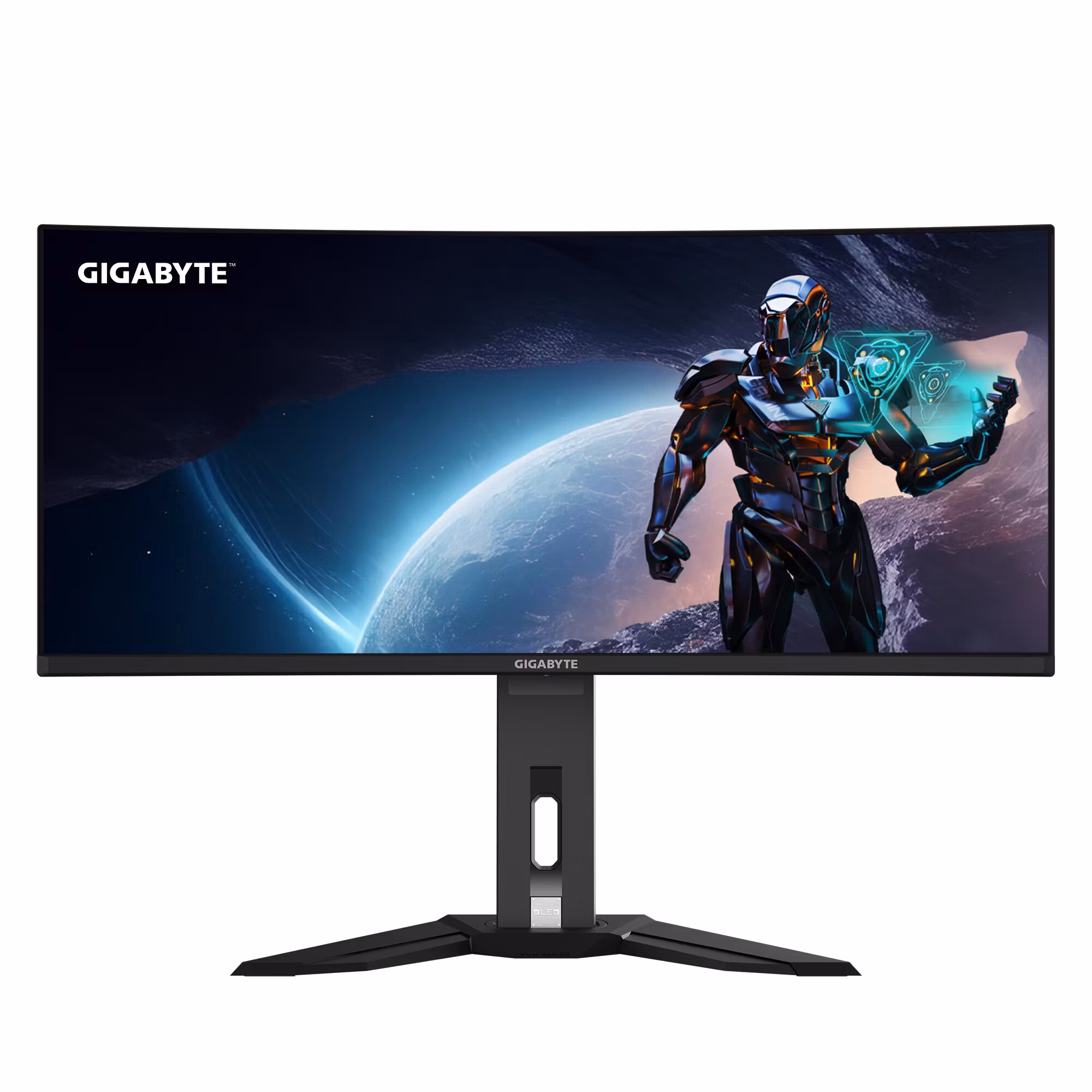 GIGABYTE MO34WQC2 34" OLED WQHD böjd gaming-skärm - 3440 x 1440, 240Hz, 0,03ms, KVM, 250 cd/m², FreeSync Premium Pro, DisplayHDR True Black 400, HDMI 2.1, DisplayPort 1.4