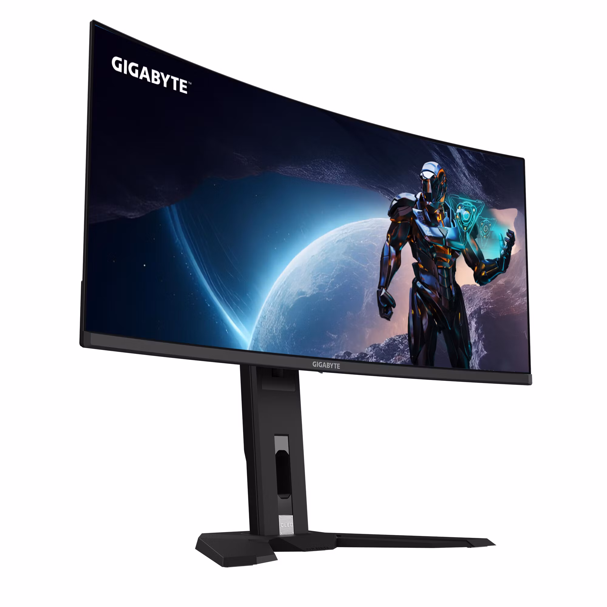 GIGABYTE MO34WQC2 34" OLED WQHD böjd gaming-skärm - 3440 x 1440, 240Hz, 0,03ms, KVM, 250 cd/m², FreeSync Premium Pro, DisplayHDR True Black 400, HDMI 2.1, DisplayPort 1.4