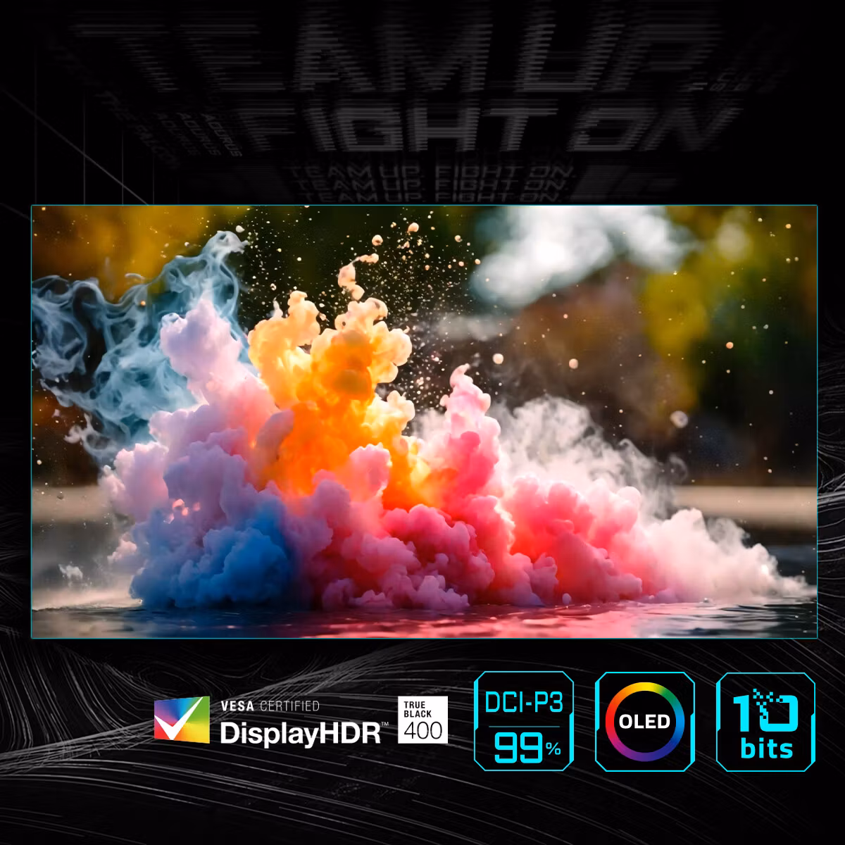 GIGABYTE MO27Q2 27" OLED QHD Gaming Monitor - 2560 x 1440, 240Hz, 0,03ms, 250 cd/m², Display HDR True Black 400, HDMI 2.1, DisplayPort 1.4