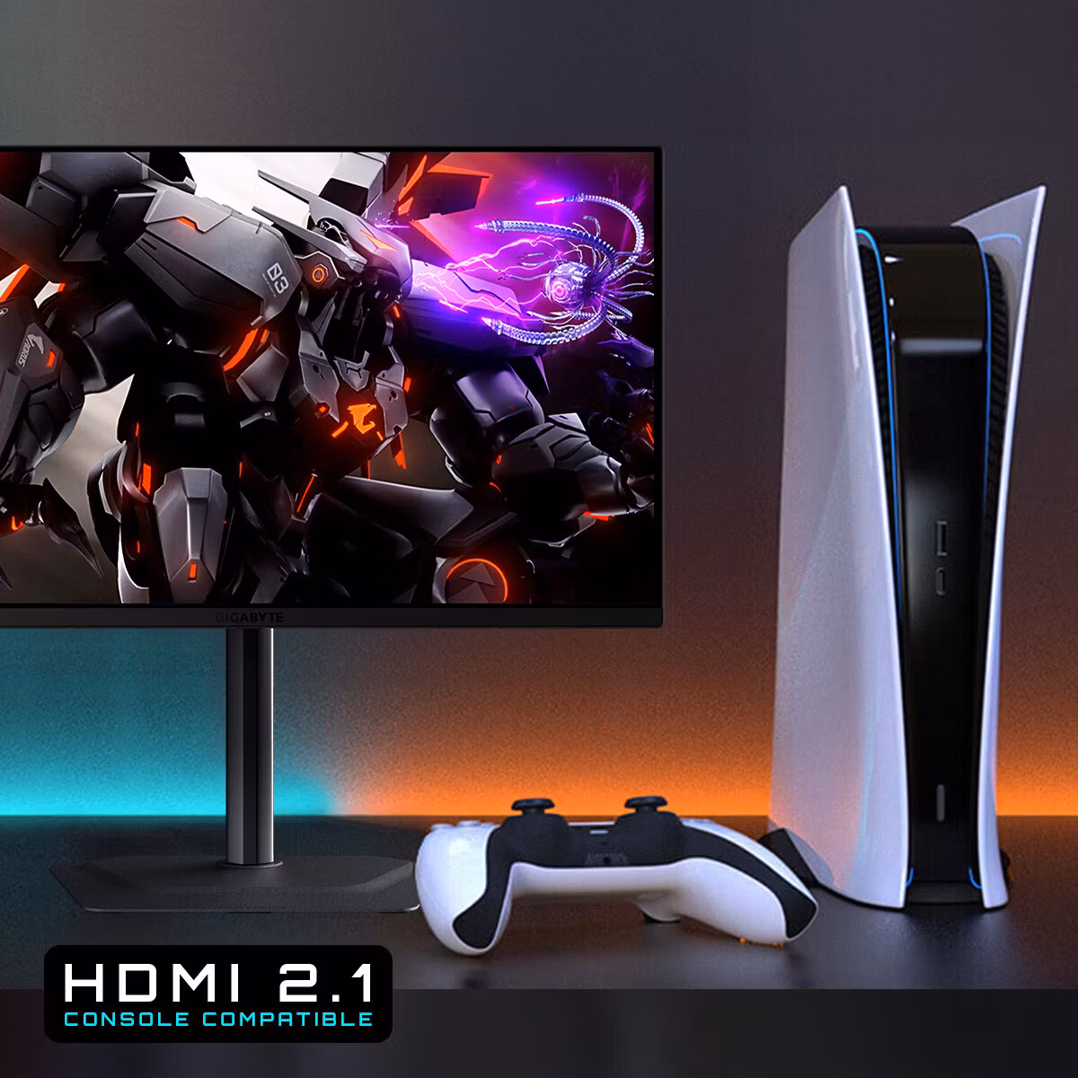 GIGABYTE MO27Q2 27" OLED QHD Gaming Monitor - 2560 x 1440, 240Hz, 0,03ms, 250 cd/m², Display HDR True Black 400, HDMI 2.1, DisplayPort 1.4