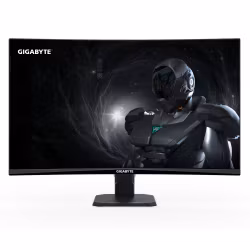 GIGABYTE GS27FC2 27" FHD Curved Gaming Monitor - 1920 x 1080, 240Hz, 1ms, 350 cd/m², HDR Ready, HDMI 2.0, DisplayPort 1.4