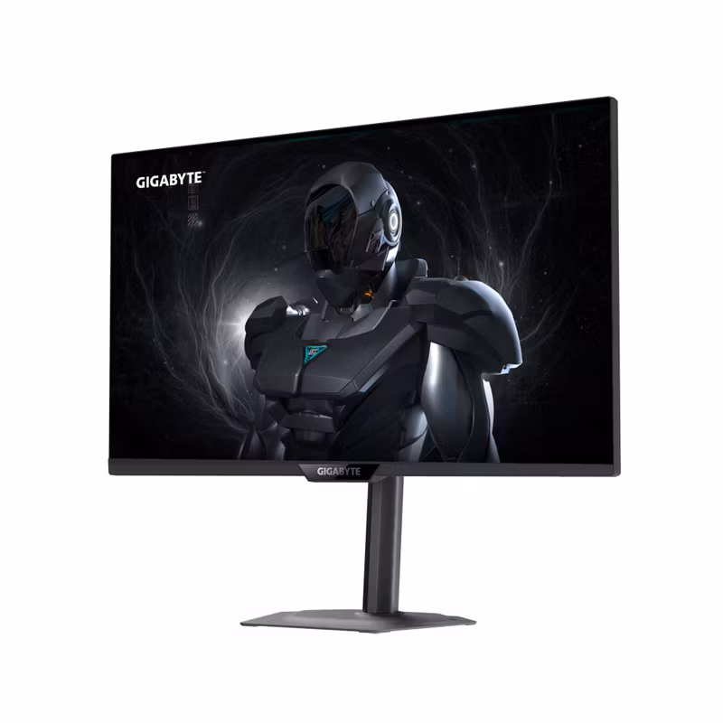 GIGABYTE G27U 27” 4K UHD Gaming-skärm – Dual Mode (4K 160Hz eller FHD 320Hz), 3840 x 2160, 1 ms, 350 cd/m², FreeSync Premium, DisplayHDR400, HDMI 2.1, DisplayPort 1.4