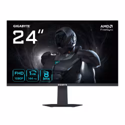 GIGABYTE GS24F14 24” FHD gamingmonitor - 1920 x 1080, 144Hz, 1ms, 300 cd/m², HDMI 1.4, DisplayPort 1.2