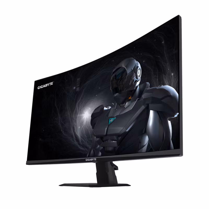 GIGABYTE GS27FCA 27" FHD Curved Gaming Monitor - 1920 x 1080, 200Hz, 1ms, 250 cd/m², FreeSync Premium, HDR Ready, HDMI 2.0, DisplayPort 1.4