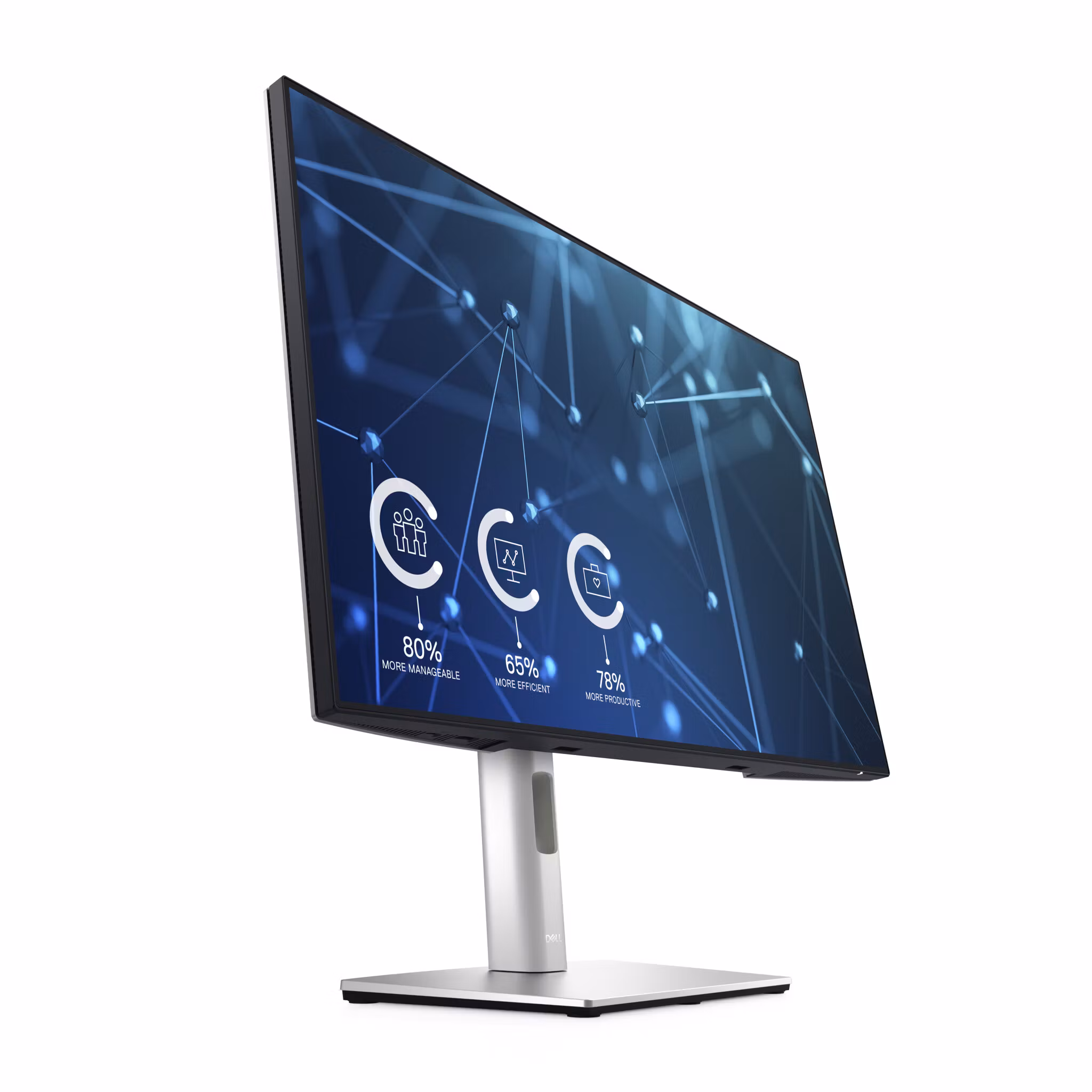 DELL UltraSharp U2421E bildskärm 61,2 cm (24,1") 1920 x 1200 pixlar WUXGA LCD Silver