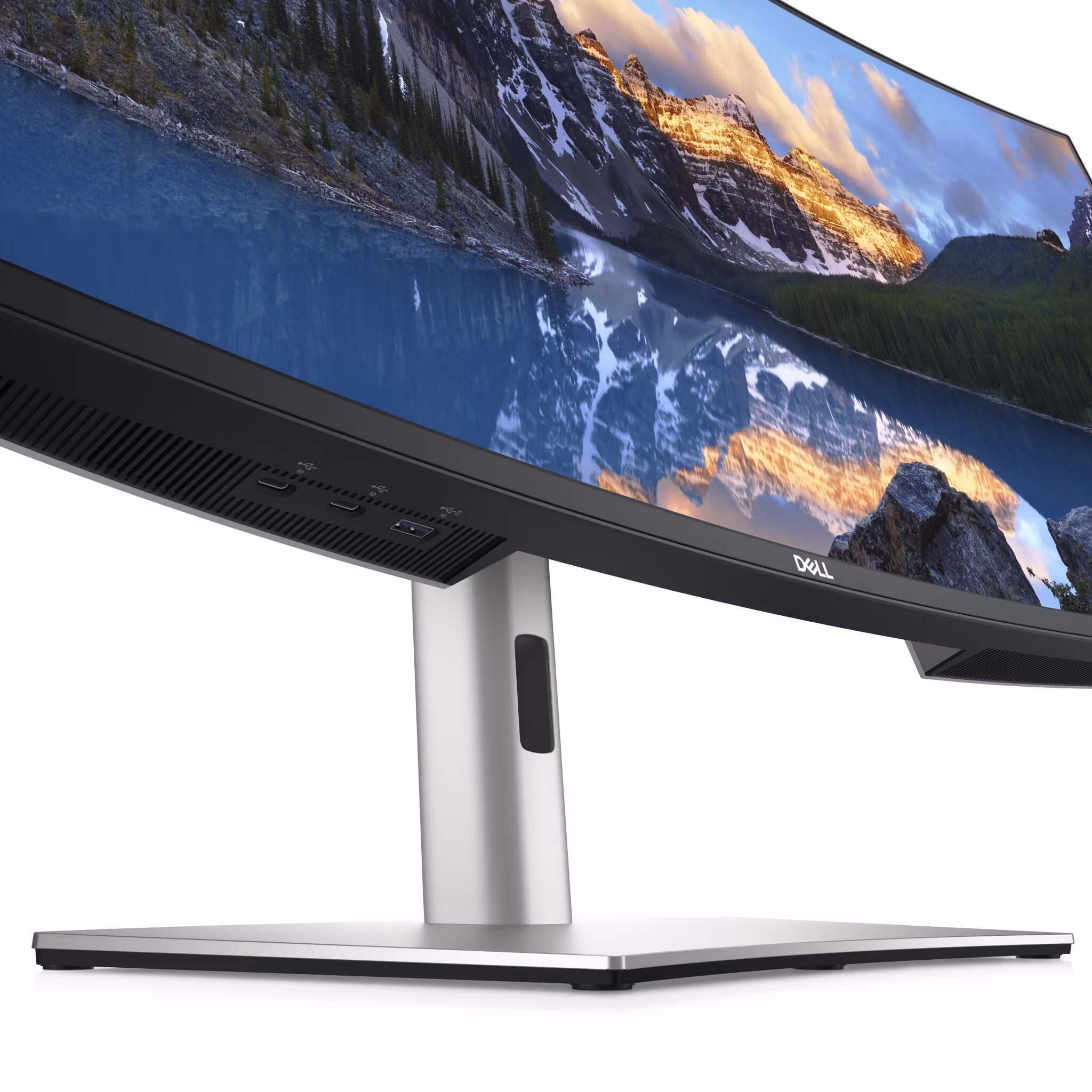 DELL UltraSharp U3824DW datorskärm 95,2 cm (37,5") 3840 x 1600 pixlar Wide Quad HD+ LCD svart, silver