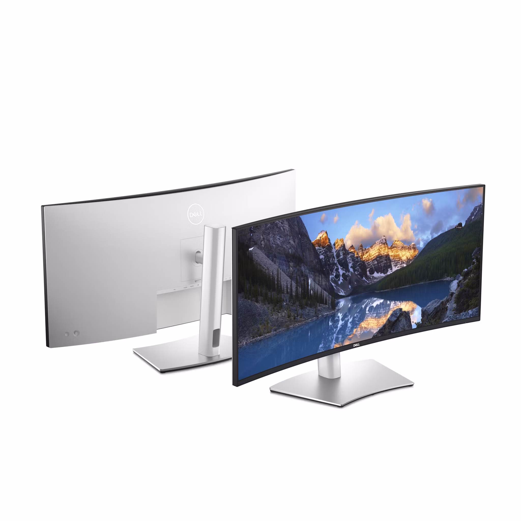 DELL UltraSharp U3824DW datorskärm 95,2 cm (37,5") 3840 x 1600 pixlar Wide Quad HD+ LCD svart, silver