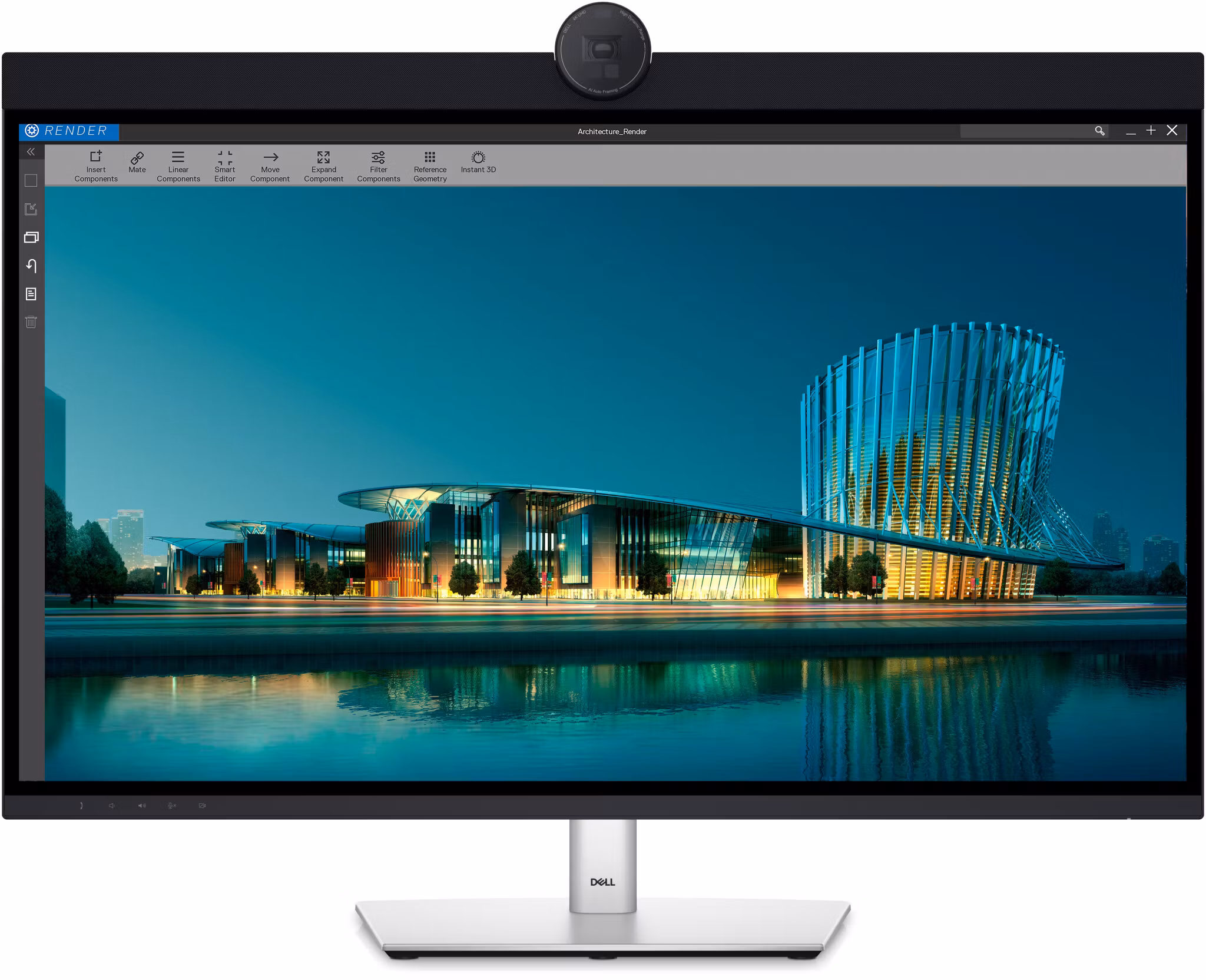 DELL UltraSharp U3224KBA bildskärm 80 cm (31,5") 6144 x 3456 pixlar 6K Ultra HD LCD svart, silver