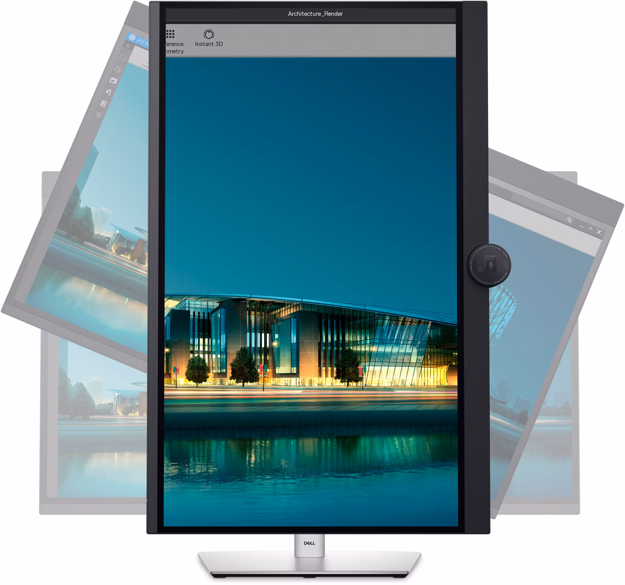 DELL UltraSharp U3224KBA bildskärm 80 cm (31,5") 6144 x 3456 pixlar 6K Ultra HD LCD svart, silver
