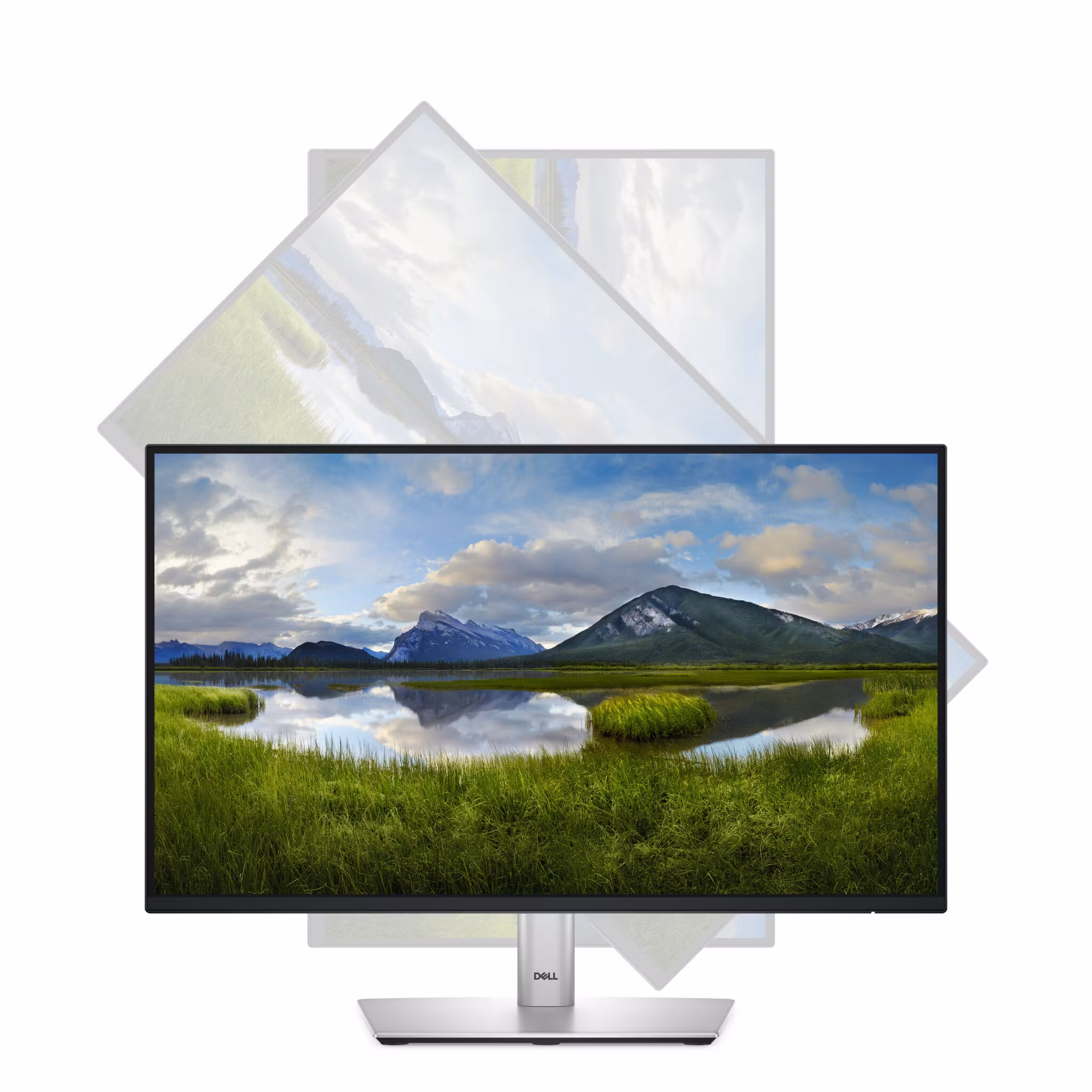 DELL P Series P2225H bildskärm 54,6 cm (21,5") 1920 x 1080 pixlar Full HD LCD svart, silver