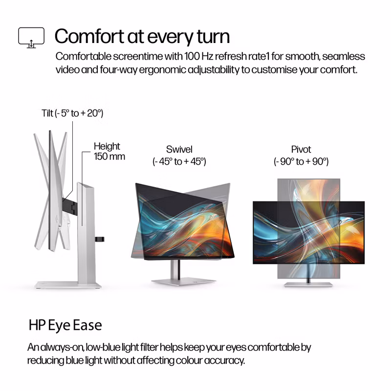 HP Series 7 Pro 23.8" FHD Monitor - 724pf