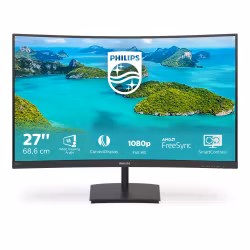 Philips E Line 271E1SCA/00 datorskärm 68,6 cm (27") 1920 x 1080 pixlar Full HD LCD Svart