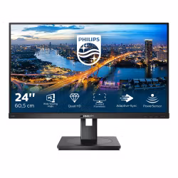 Philips B Line 245B1/00 datorskärm 60,5 cm (23,8") 2560 x 1440 pixlar Quad HD LED Svart