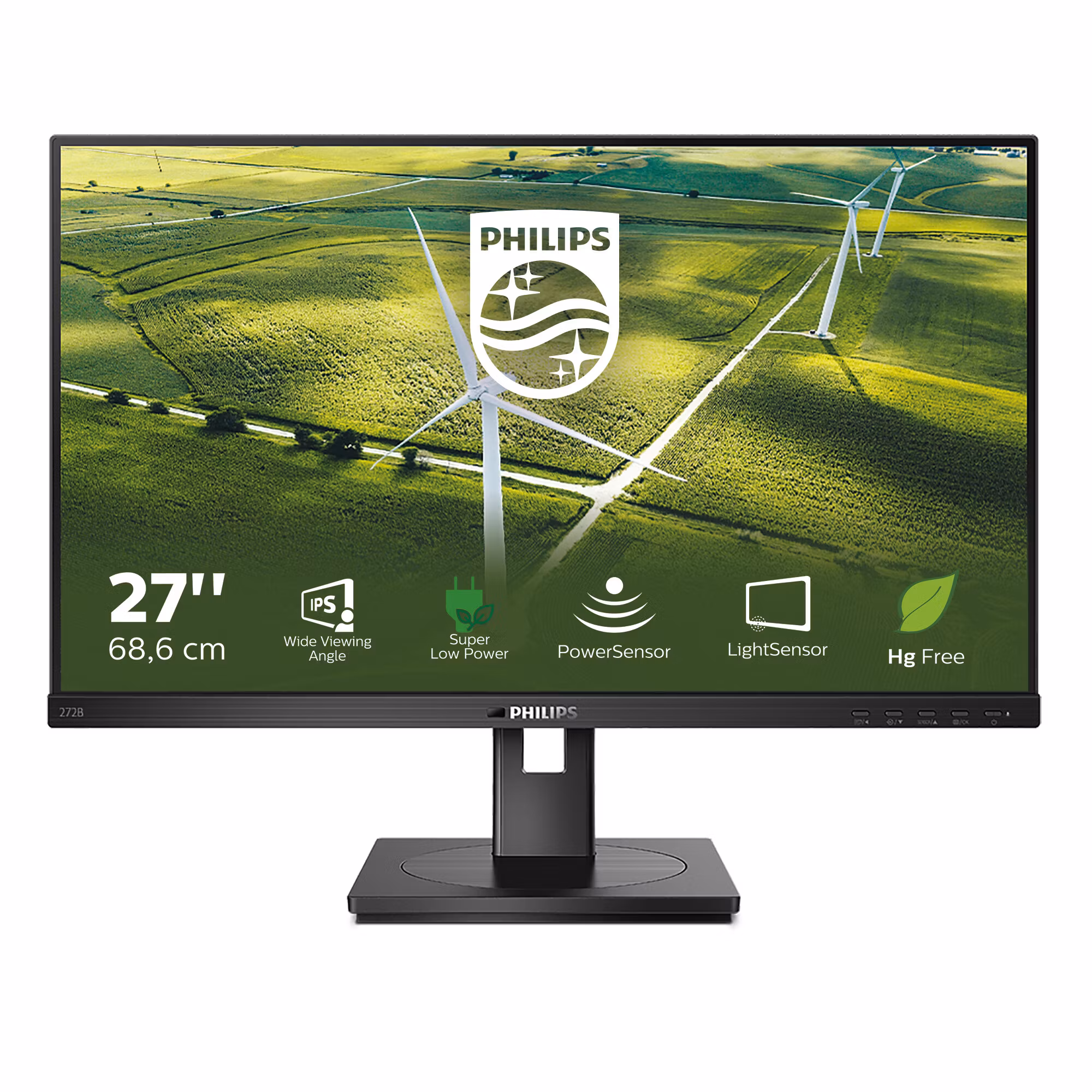 Philips B Line 272B1G/00 datorskärm 68,6 cm (27") 1920 x 1080 pixlar Full HD LED Svart